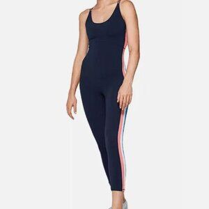 Four Laps Navy Blue Elevate One-Piece Training Jumpsuit Size Large- NWT